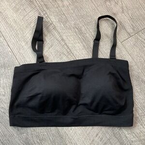 Truekind XL Black Wireless Convertible Bandeau Bra